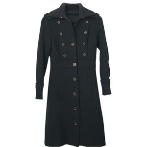 Diane von Furstenberg Princess Buttercup Military Style Coat Black Size 2